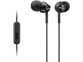Sony MDR-EX110APB In-Ear Fülhallgató, Fekete