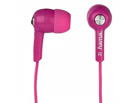 Hama 122727 HK-2103 In-Ear Fülhallgató, Pink