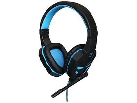 Acme PRIME Gaming Mikrofonos Fejhallgató, Fekete/Kék