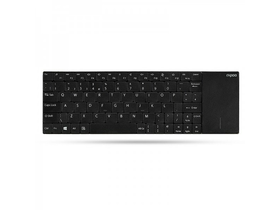 RAPOO E2710 Vez.nélküli billentyűzet, touchpad, fekete (157233)
