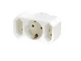 Somogyi NV 13/WH Hálózati elosztó, 3 aljzat Somogyi NV 13/WH Hálózati elosztó, 3 aljzat