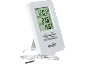 Home Vezetékes külső-belső hőmérő órával (HC 12)