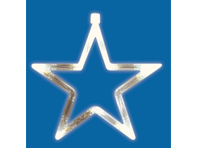 HOME LED-es ablakdísz, csillag, 19cm, 4,5V (KID 411)