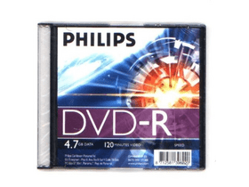 Philips írható DVD slim tokban Philips írható DVD slim tokban