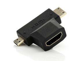 VIVA 177414 HDMI T adapter, HDMI priključak. - miniHDMI-C+ VIVA 177414 HDMI T adapter, HDMI priključak. - miniHDMI-C+