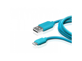 SBS TE CABL USB IP5 A USB 2.0 -Lightning Apple Adatkábel, Kék