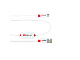 SKROSS mikro USB/ USB töltő és szinkronkábel BUZZ riasztó funkcióval (SKR BUZZMICROUSBCA)