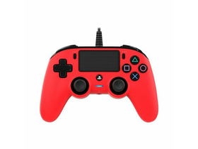 NACON Wired Compact Controller vezetékes, piros (Playstation 4)