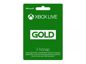 Microsoft S2T-00009D Xbox Live Gold Card 3 hónapos előfizetés