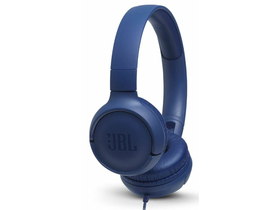 JBL T500 On-ear Fejhallgató, Kék