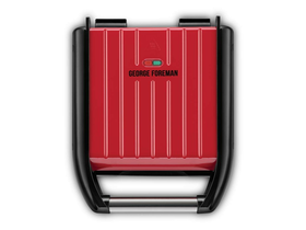 George Foreman 25030-56 Steel kompakt piros grill