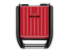 George Foreman 25030-56 Steel kompakt piros grill George Foreman 25030-56 Steel kompakt piros grill