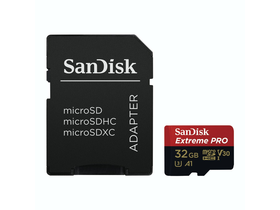 Sandisk microSDHC Extreme 32GB, 100MB/s CL10 UHS-I, V30, A1 (173427)