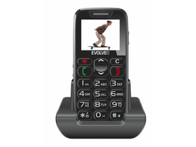 EVOLVEO EASY PHONE EP-500 Kártyafüggetlen mobiltelefon fekete