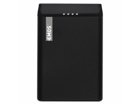 EMOS B0521B Power bank 5000 mAh + 2 az 1-ben USB kábel, Fekete