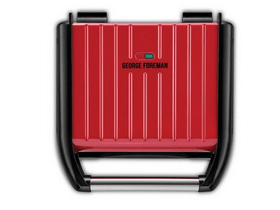 George Foreman 25040-56 Steel Family Red Grill George Foreman 25040-56 Steel Family Red Grill