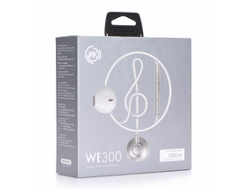 WK Design WE 300 (281917) Vezetékes fülhallgató, Ezüst