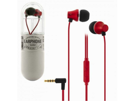 WK Design WI80 (600573) Vezetékes fülhallgató, Piros