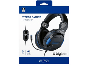 Bigben Interactive Stereo Gaming Headset V3 PS4 fekete Bigben Interactive Stereo Gaming Headset V3 PS4 fekete