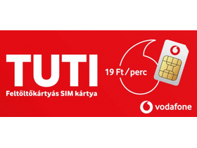 Vodafone Tuti+ SIM kártya nyomógombos telefonhoz