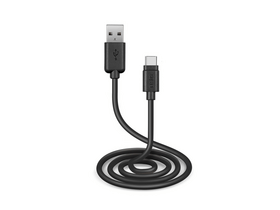 SBS USB 2.0 - USB-C podatkovni kabel, crni SBS USB 2.0 - USB-C podatkovni kabel, crni