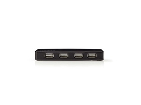 Nedis UHUBU2430BK Aktív USB-hub 4 portos USB 2.0