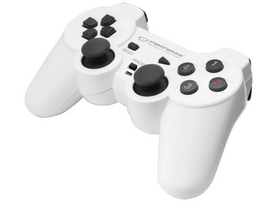 Esperanza EGG102W Warrior Gamepad, Fehér/ fekete Esperanza EGG102W Warrior Gamepad, Fehér/ fekete