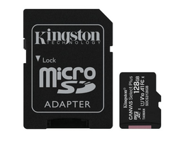 Kingston SDCS2 microSDHC Canvas Select Plus 128GB memorijska kartica + adapter Kingston SDCS2 microSDHC Canvas Select Plus 128GB memorijska kartica + adapter