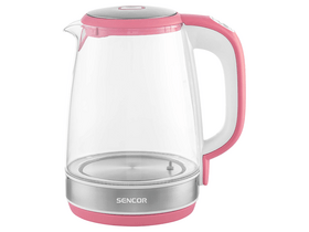 Piros Sencor SWK 2194RD Vízforraló hőfokszabályzóval, Piros