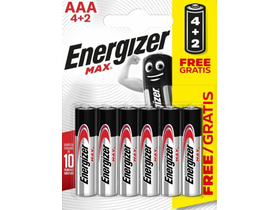 Energizer Max AAA mikró elem, 6 db