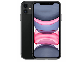 Apple iPhone 11(2020) 64 GB Kártyafüggetlen Okostelefon, Fekete (MHDA3GH/A)