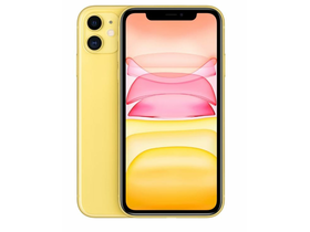 Apple iPhone 11(2020) 64 GB Kártyafüggetlen Okostelefon, Sárga (MHDE3GH/A)
