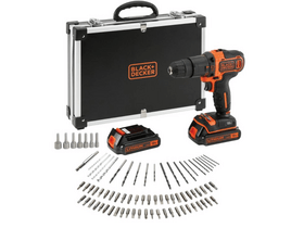 Black + Decker BDCHD18BAFC-QW Akkus ütvefúró-csavarozó készlet