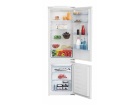 Beko BCSA285K3SN Beépíthető kombinált hűtőszekrény