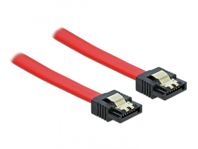 Delock 82676 SATA-kábel egyenes csatlakozódugóval > egyenes SATA-csatlakozódugóval