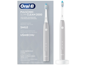 Oral-B Pulsonic Slim Clean 2000 Szónikus Elektromos fogkefe, szürke