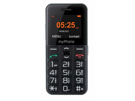 myPhone Halo Easy Mobiltelefon, Fekete