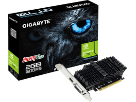 Gigabyte GeForce GT 710 2GB GDDR5 64bit videókártya Gigabyte GeForce GT 710 2GB GDDR5 64bit videókártya