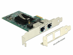 Delock 89944 PCI Express > 2 x Gigabit LAN Kártya Delock 89944 PCI Express > 2 x Gigabit LAN Kártya