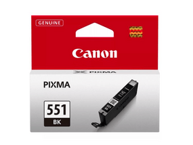 Canon CLI-551BK (6508B001) Tintapatron, fekete Canon CLI-551BK (6508B001) Tintapatron, fekete
