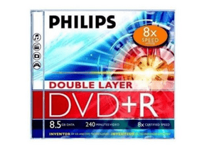 Philips DVD+R dvoslojni 8,5 GB, 1 kom Philips DVD+R dvoslojni 8,5 GB, 1 kom