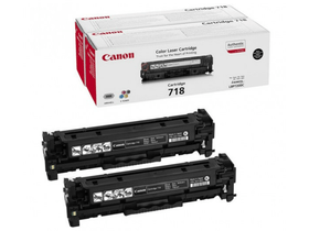 Canon CRG-718 Twinpack (2662B005) Toner, fekete