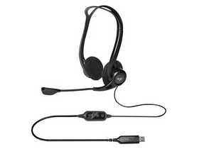 Logitech PC 960 Fejhallgató mikrofonnal Logitech PC 960 Fejhallgató mikrofonnal