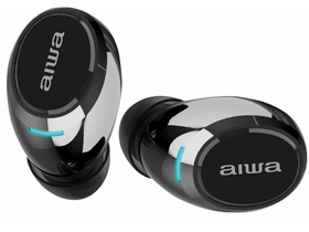 Aiwa EBTW-850 vezeték nélküli fülhallgató tokkal, fekete