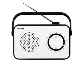 Aiwa R-190BW,Prijenosni radio, bijeli Aiwa R-190BW,Prijenosni radio, bijeli