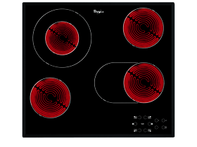 WHIRLPOOL AKT 8190/BA Beépíthető kerámia főzőlap image WHIRLPOOL AKT 8190/BA Beépíthető kerámia főzőlap