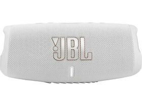 JBL Charge 5 Hordozható Bluetooth hangszóró, Fehér