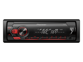 Pioneer MVH-S120UB auto radio, crveni Pioneer MVH-S120UB auto radio, crveni
