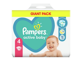 Pampers Active Baby Giant Pack pelene,veličina 4, 76 kom Pampers Active Baby Giant Pack pelene,veličina 4, 76 kom