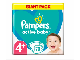 Pampers Active Baby Giant Pack pelenka 4+-os méret, 70 db